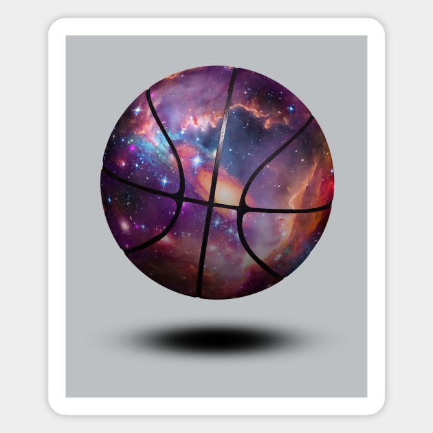 Cosmic Hoop Dreams Magnet by DavidLoblaw